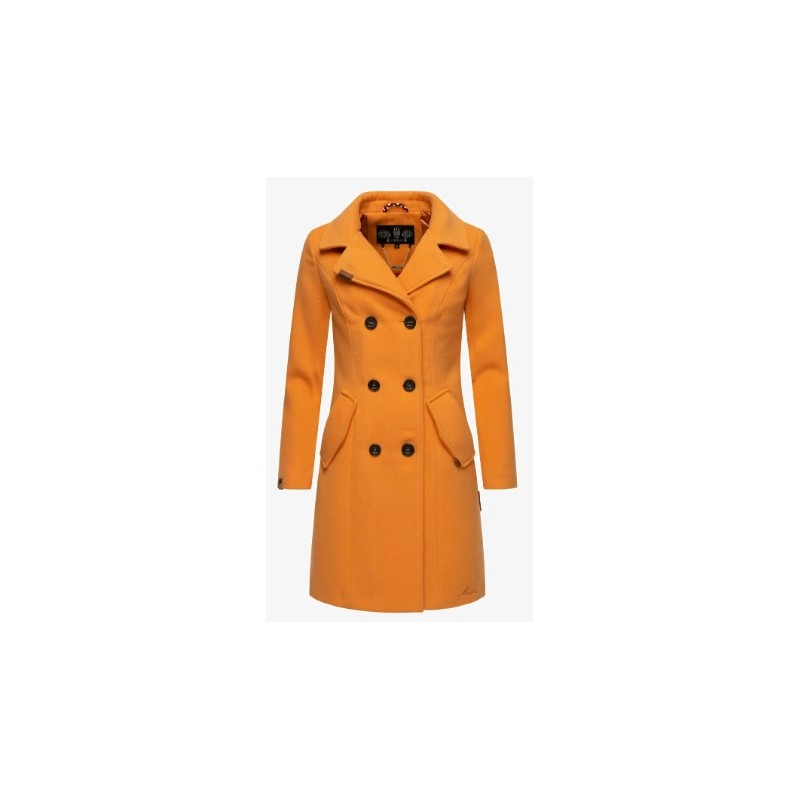 NANAKOO Manteau classique femme couleur abricot