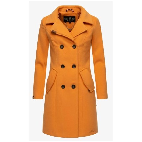 NANAKOO Manteau classique femme couleur abricot